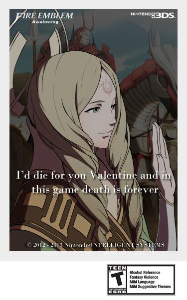 Tarjeta de San Valentín
Puesta en el facebook oficial de Nintendo 3ds.
