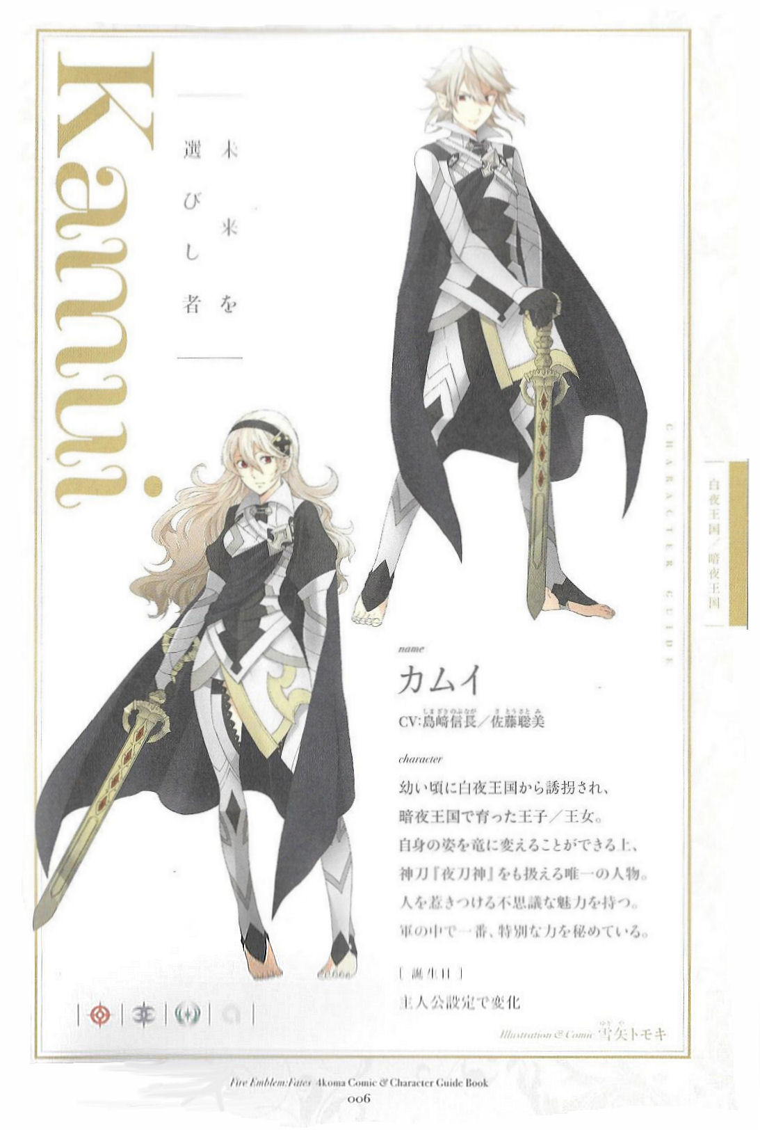 Corrin M, Corrin F
