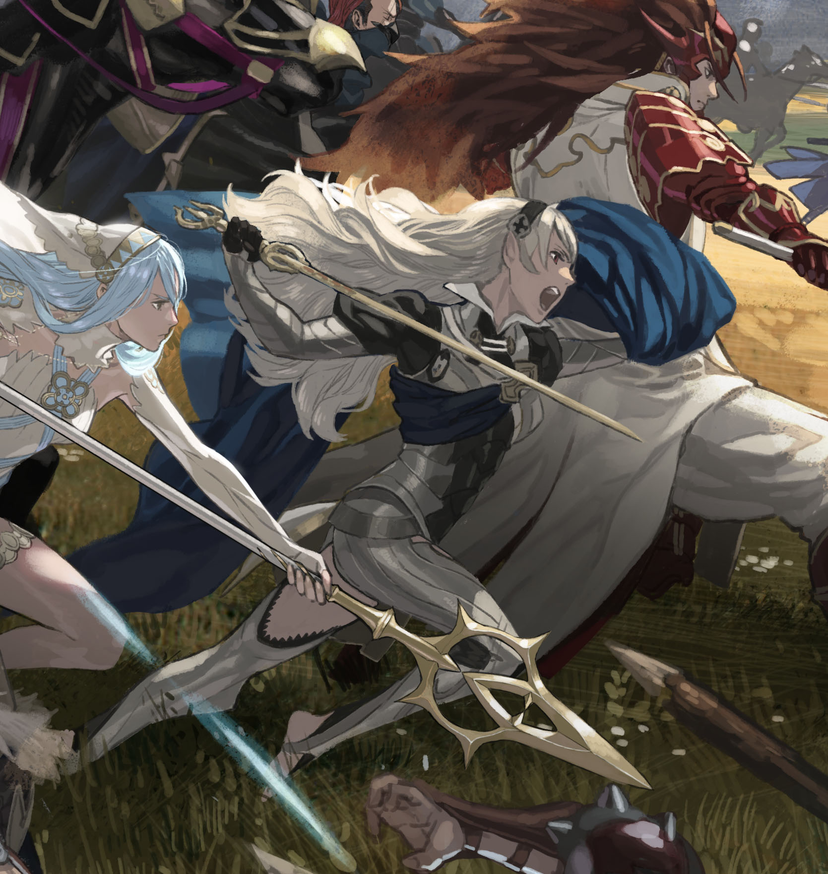 Portada de Artbook oficial
Palabras clave: Saizo Ryoma Azura Corrin