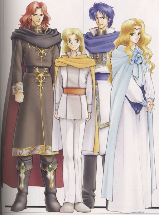 Arvis, Oifey, Sigurd y Edain
