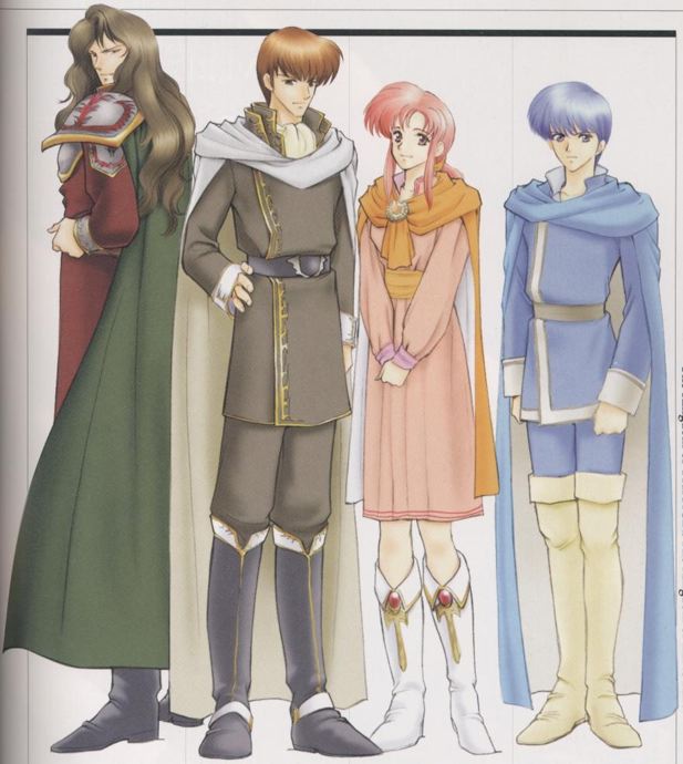 Travant, Quan, Ethlyn y Finn
