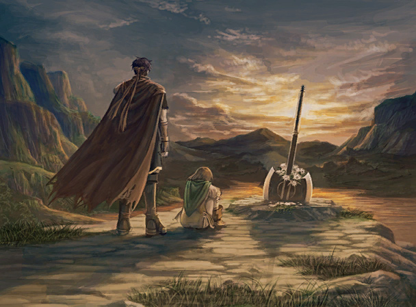 06 - Ike y Mist frente a la tumba de Greil
