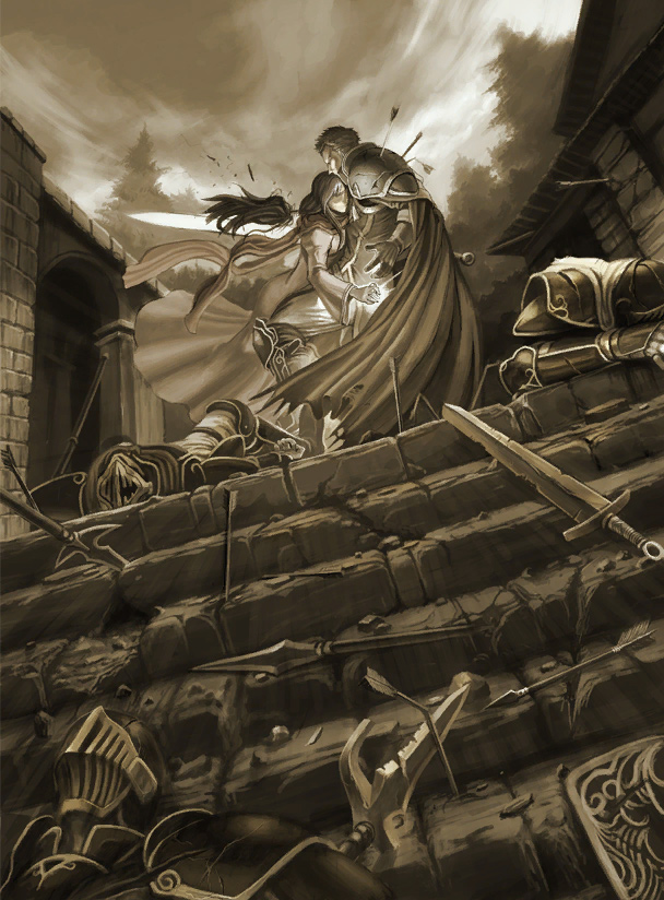 11 - Elena deteniendo a Greil

