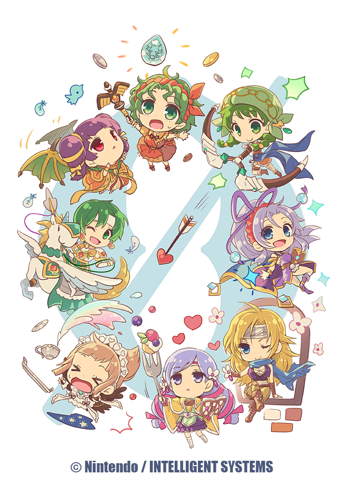 Grupo
Ilustración por Fumi para CD de Cipher.
Palabras clave: No-cartas Myrrh Rebecca Tailtiu Tina Phee Felicia Ilyana Heather
