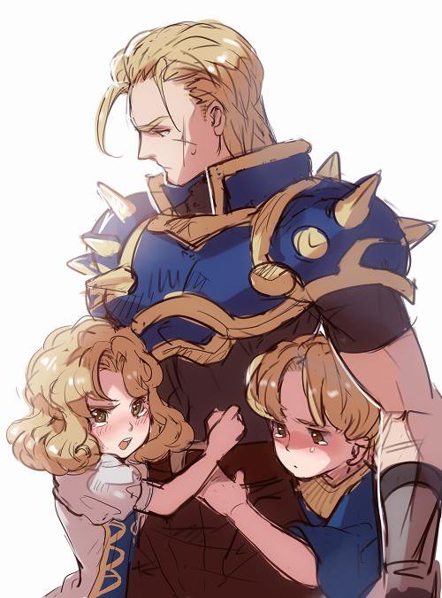 Ogma, Yuliya, Jubelo
Esbozo por Mayo, artista de Cipher.
Palabras clave: No-cartas