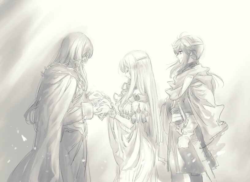Julius, Julia, Seliph
Esbozo por Rika Suzuki
Palabras clave: No-cartas