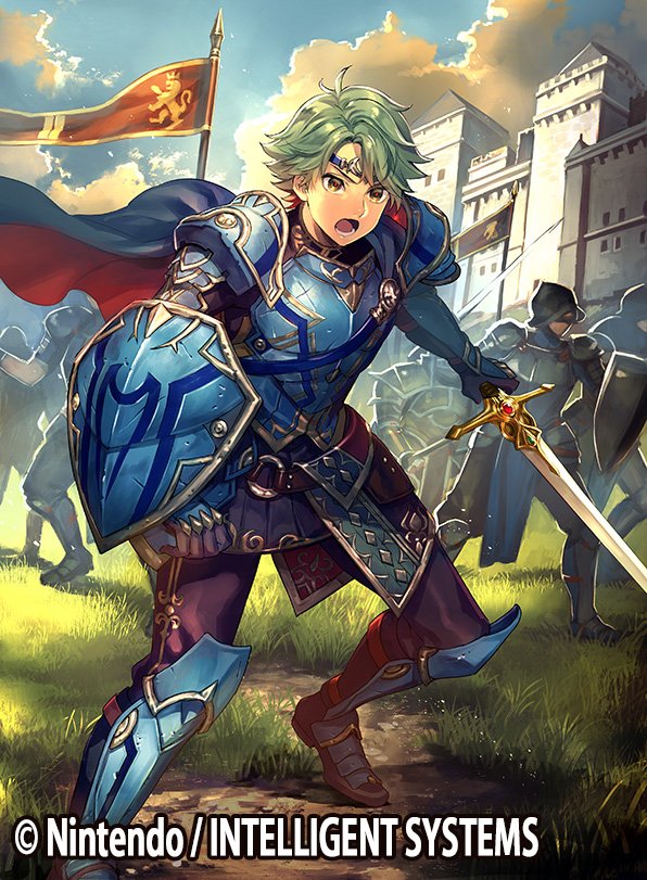 Fire Emblem Cipher - Ilustraciones completas - Alm - Artworks e imágenes - ...