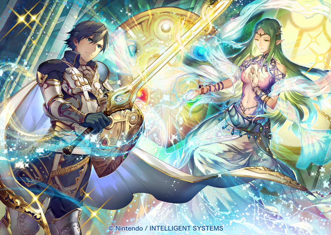 Fire Emblem Cipher Ilustraciones Completas Chrom Naga Artworks E 