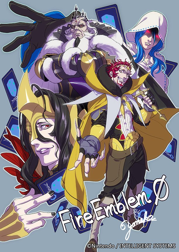 Garon, Anankos, Gangrel, Iago
Ilustración por Yoneko.
Palabras clave: No-cartas