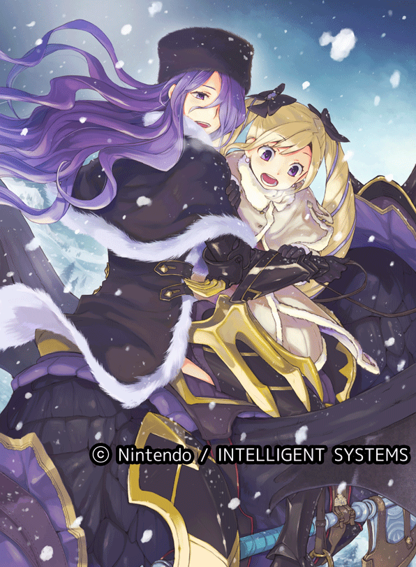Camilla, Elise
[url=https://www.fireemblemwod.com/tcg/cipher-cartas/P15-004.htm]+Info.[/url]
