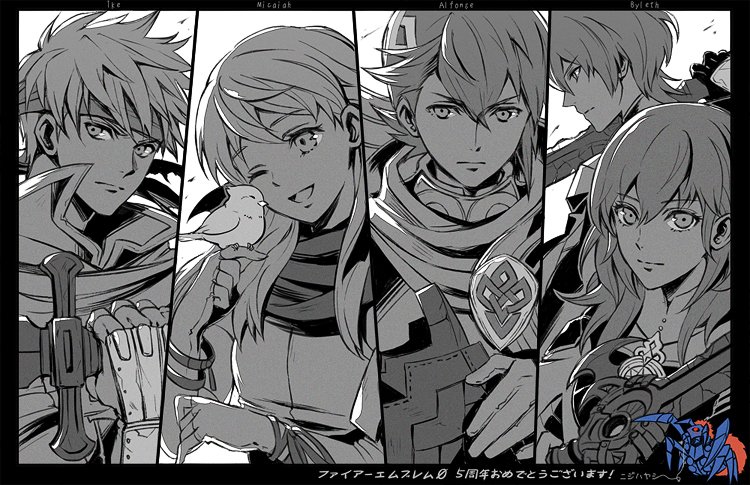Aniversario 5 - Lords (Y Bael)
Por @nij_24, Aniversario 5
Palabras clave: Ike Micaiah Yune Alfonse Seliph Bael Maal