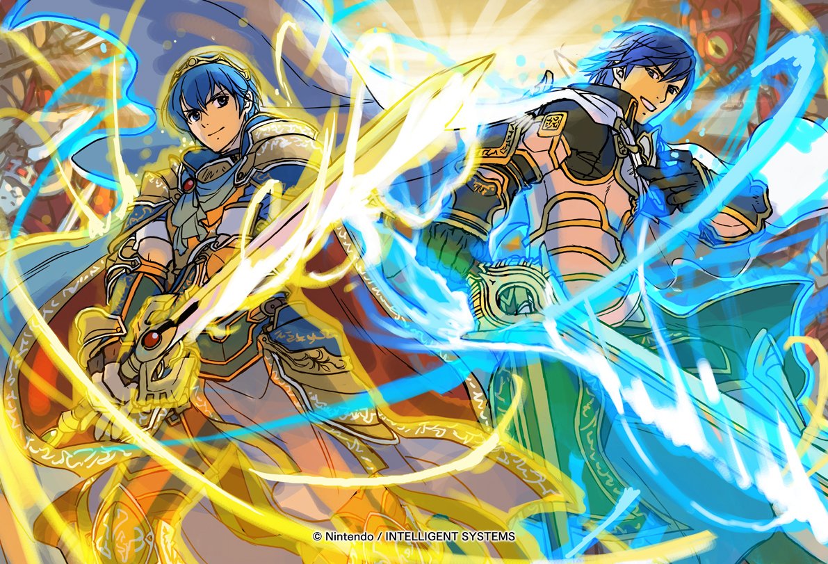 Marth, Chrom
Por @senri_kita
