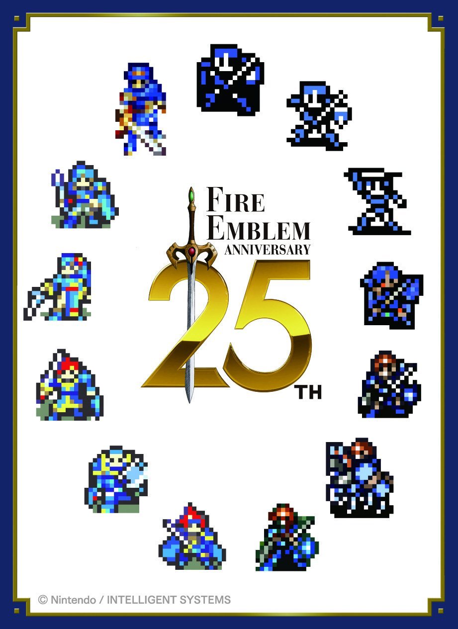 Cubierta (Aniversario 25)
Cubierta para las cartas, 65 unidades.
Palabras clave: Marth Alm Celica Seliph Sigurd Leif Roy Hector Eliwood Lyn Ephraim