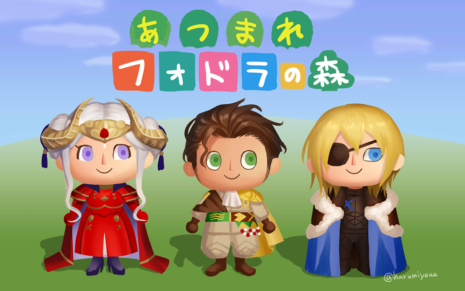 Animal Crossing
Por @harumiyaaa
Palabras clave: Edelgard Claude Dimitri