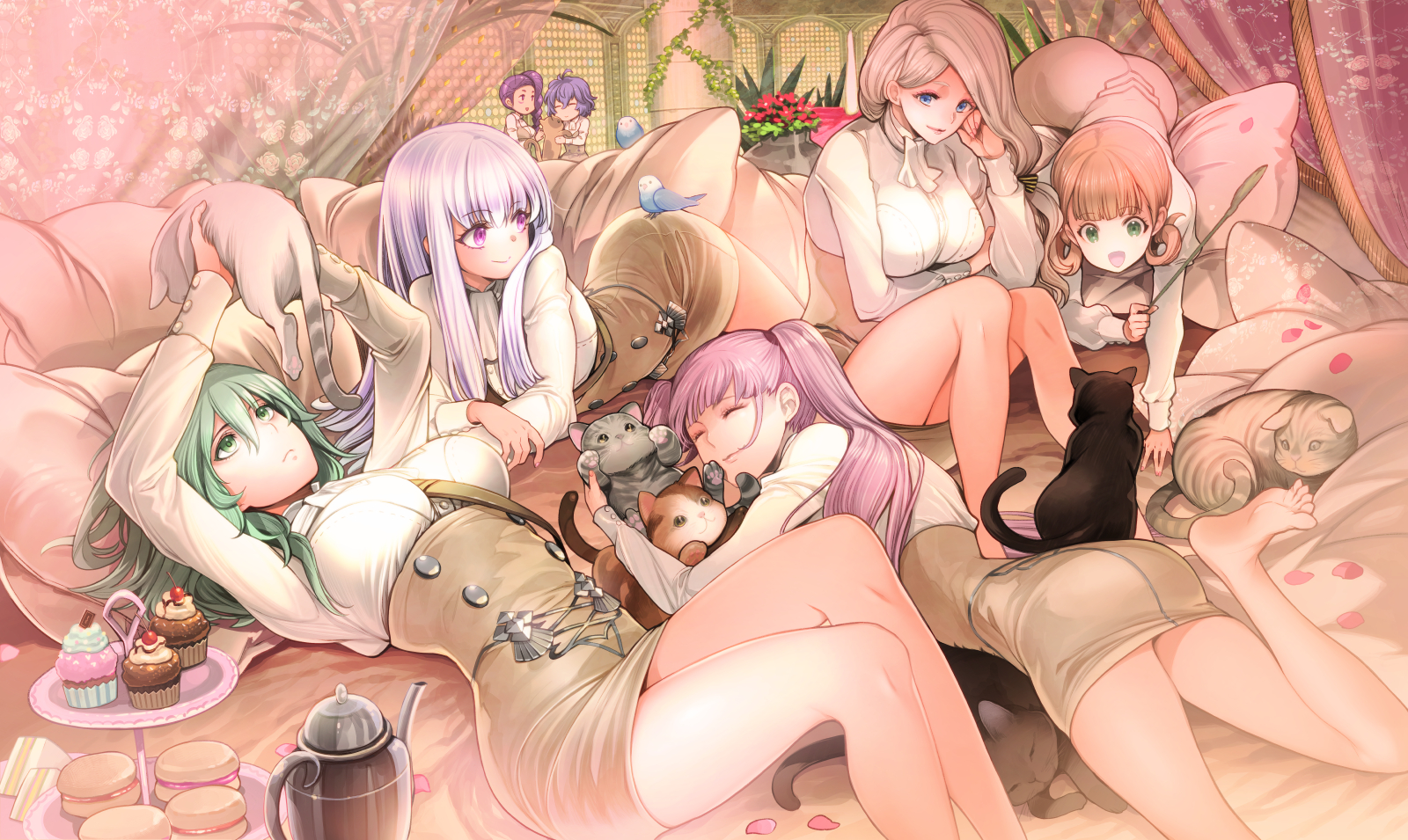 Chicas
Por @toyo_sao
Palabras clave: Byleth Lysithea Hilda Petra Bernadetta Mercedes Anette