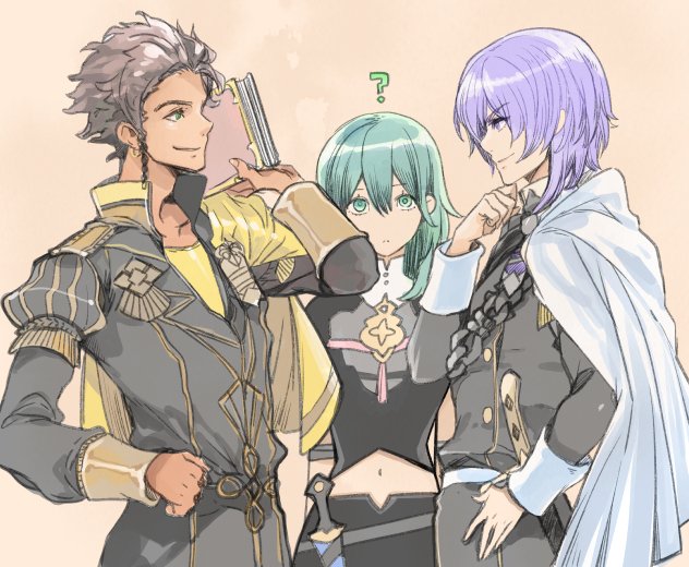 Claude, Byleth, Yuri
Por @toyo_sao
