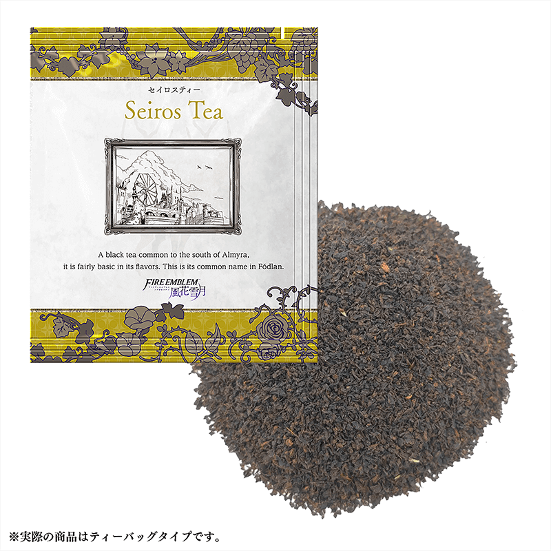 Seiros Tea
Parte del [url=https://www.fireemblemwod.com/articulo-1478358486]set oficial de té[/url] de Three Houses.
