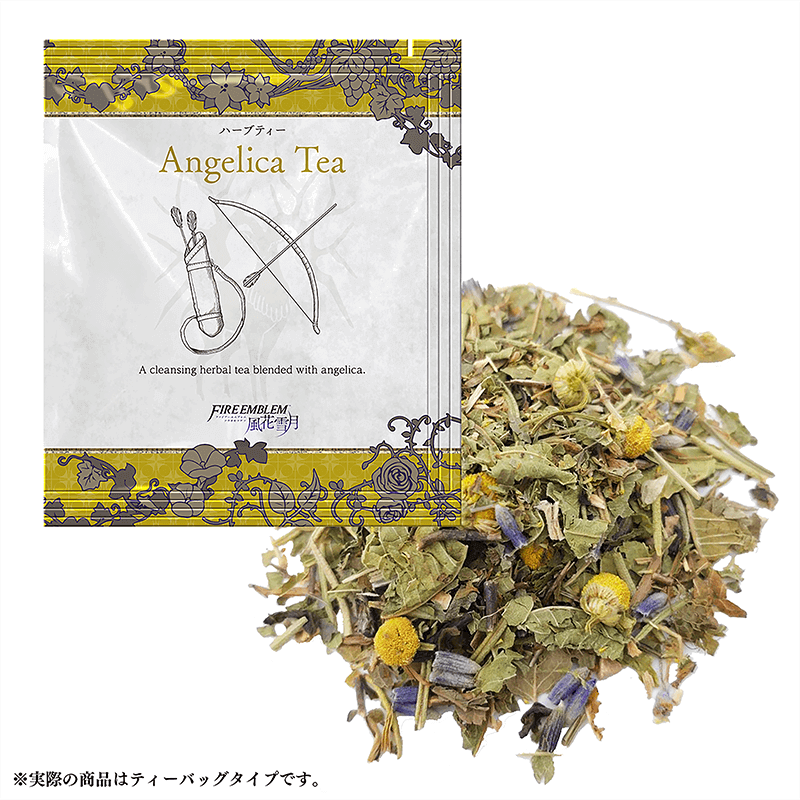Angelica Tea
Parte del [url=https://www.fireemblemwod.com/articulo-1478358486]set oficial de té[/url] de Three Houses.
