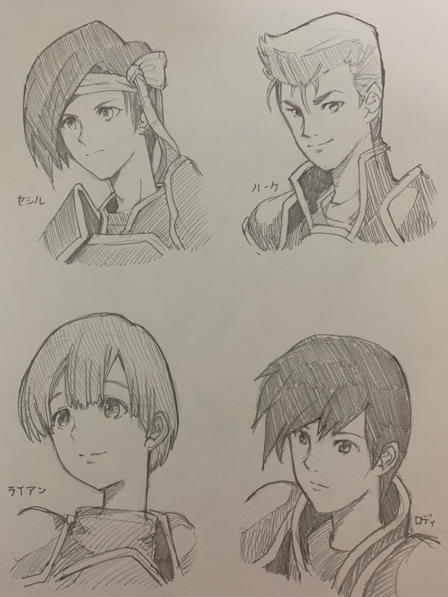 Cecil, Luke, Ryan, Roderick
Por @ayladesu
