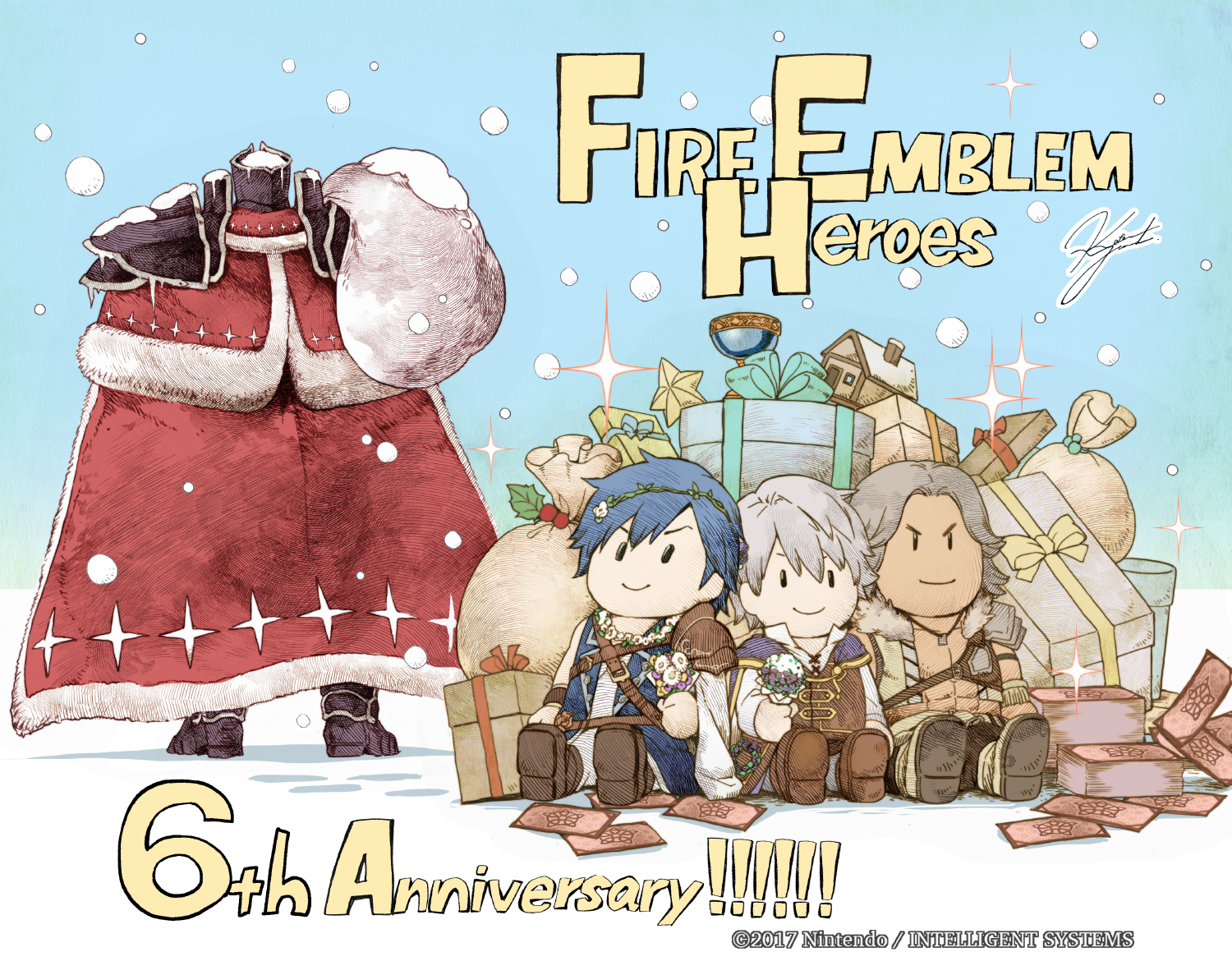 Aniversario 7, Caballero negro
Por Yamada Kotaro
Palabras clave: Chrom Robin Atlas