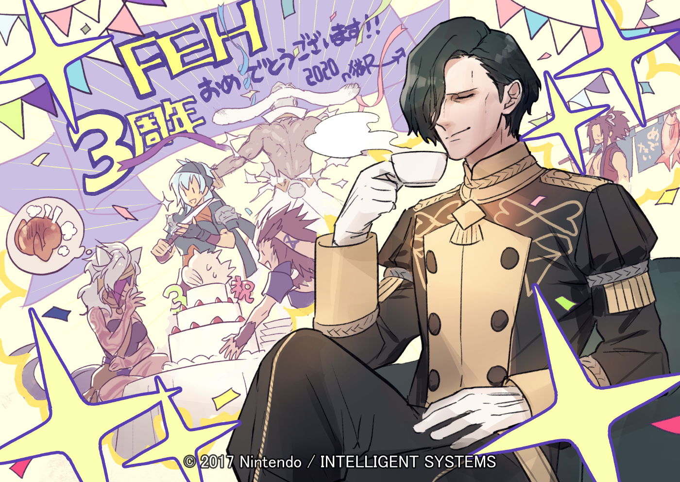 Aniversario 3, PenekoR 
Palabras clave: Hubert Nailah Echidna Yarne Bruno Ryoma