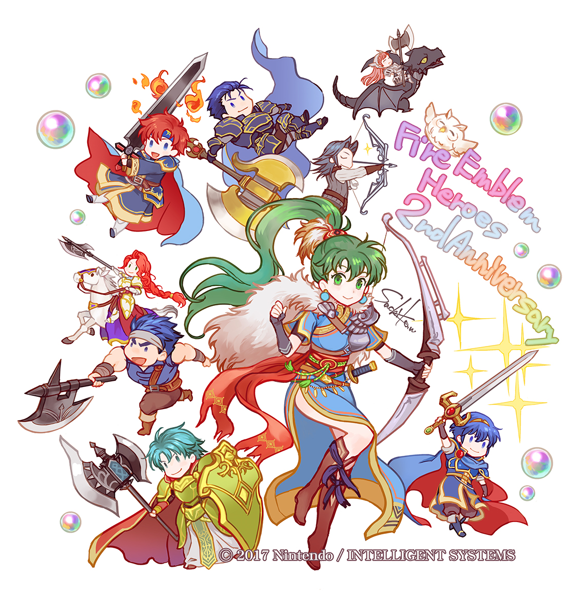 Aniversario 2, Wada Sachiko 
Palabras clave: Cherche Roy Hector Virion Feh Titania Barts Ephraim Lyn Marth