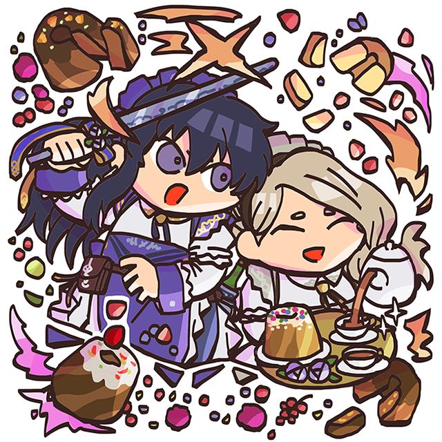 Ayra y Mercedes Hora del te
