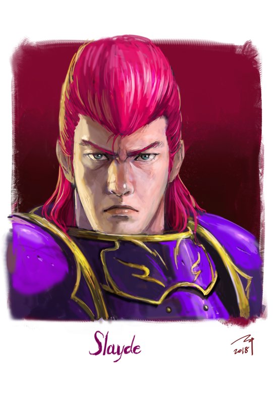 Slayde
Por Soeda Ippei, ilustrador en Fire Emblem Heroes.

