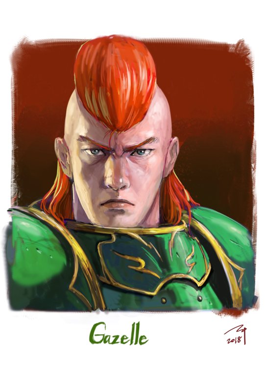 Gazelle
Por Soeda Ippei, ilustrador en Fire Emblem Heroes.
