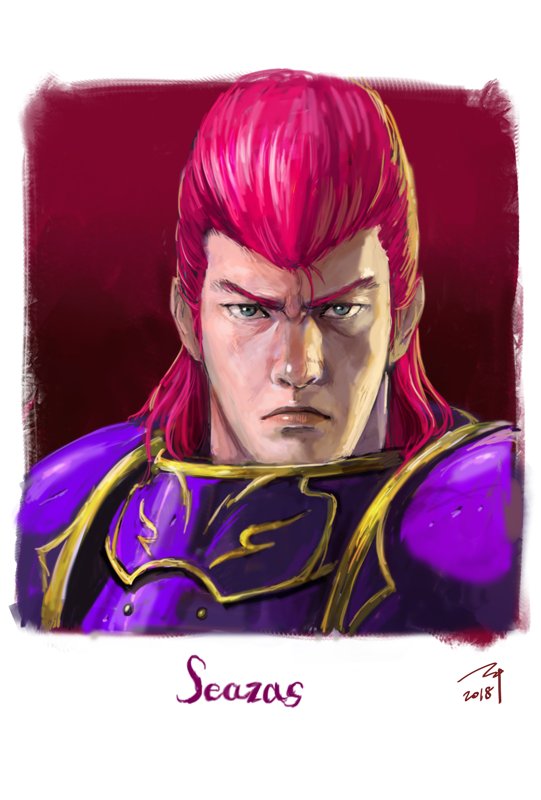 Seazas
Por Soeda Ippei, ilustrador en Fire Emblem Heroes.
