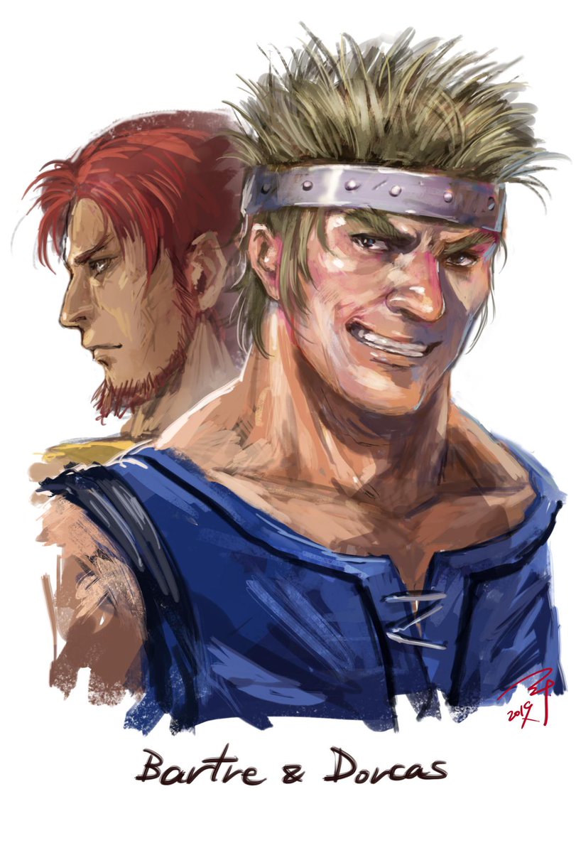 Bartre y Dorcas
Por @Ippei_painter
