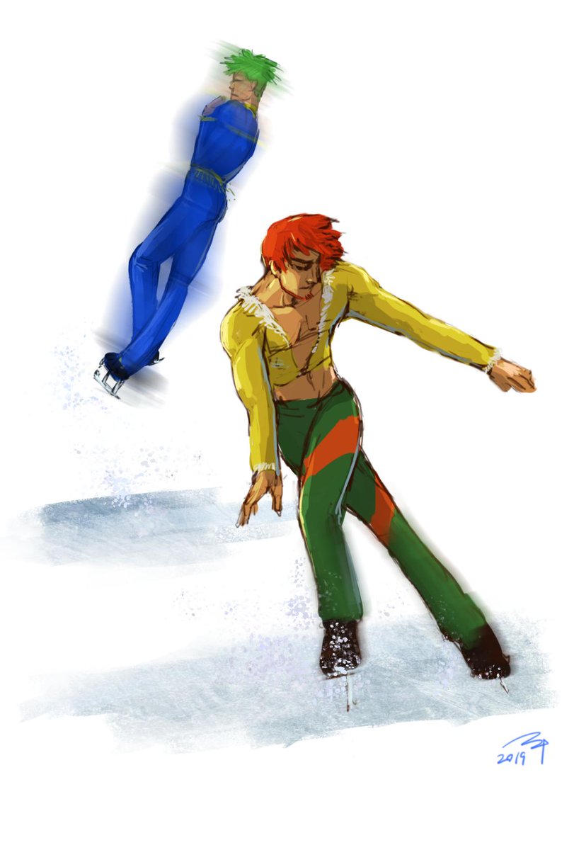 Arden y Dorcas
Por @Ippei_painter
