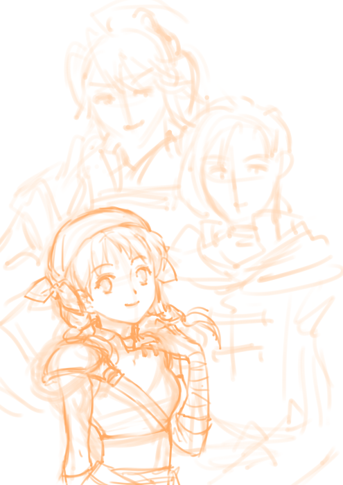 Subaki, Rhys, Rebecca
Por @senri_kita
