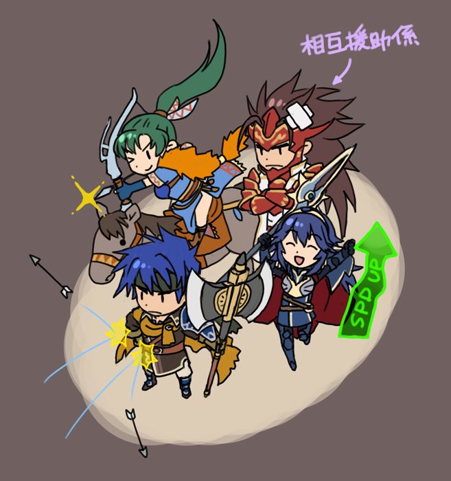 Elige tu Leyenda 02
Dibujo por Senri Kita, ilustrador.
Palabras clave: Lucina Ike Lyn Ryoma