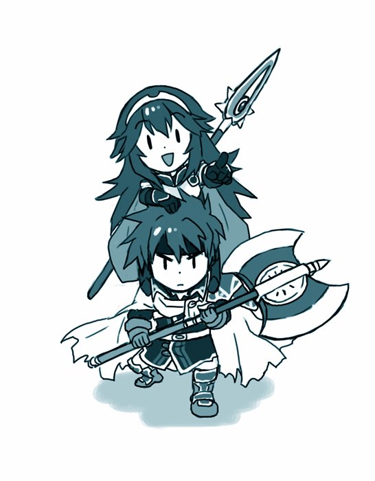 Elige tu Leyenda 04
Dibujo por Senri Kita, ilustrador.
Palabras clave: Lucina Ike