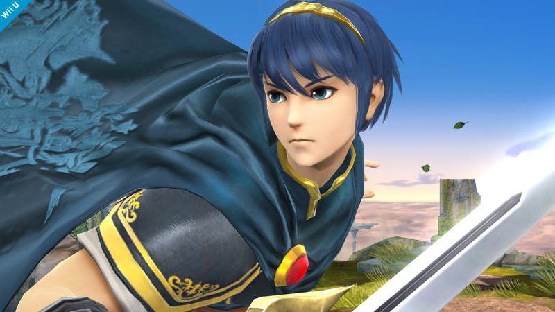 01 (06/11/2013)
"¡¡Marth se une a la batalla!! Nuevamente todos se verán abrumados por sus magnificas habilidades con la espada." 
