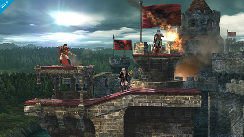 27 (1) (18/09/2014)
"Bueno, es mejor poner algunas imágenes de la versión de Wii u debes en cuando, ¿No? ¡Trajimos devuelta el Castillo Asediado de Fire Emblem!"

