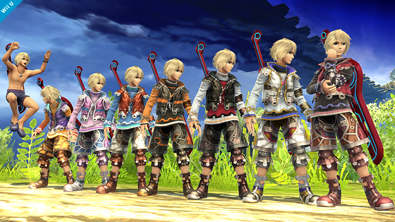 34 (26/10/2014)
"Todas las variantes de colores de Shulk están basados en los trajes de sus compañeros... excluyendo uno de ellos. Las variantes de color de Lucina también están basadas en los personajes femeninos de Fire Emblem Awakening."
