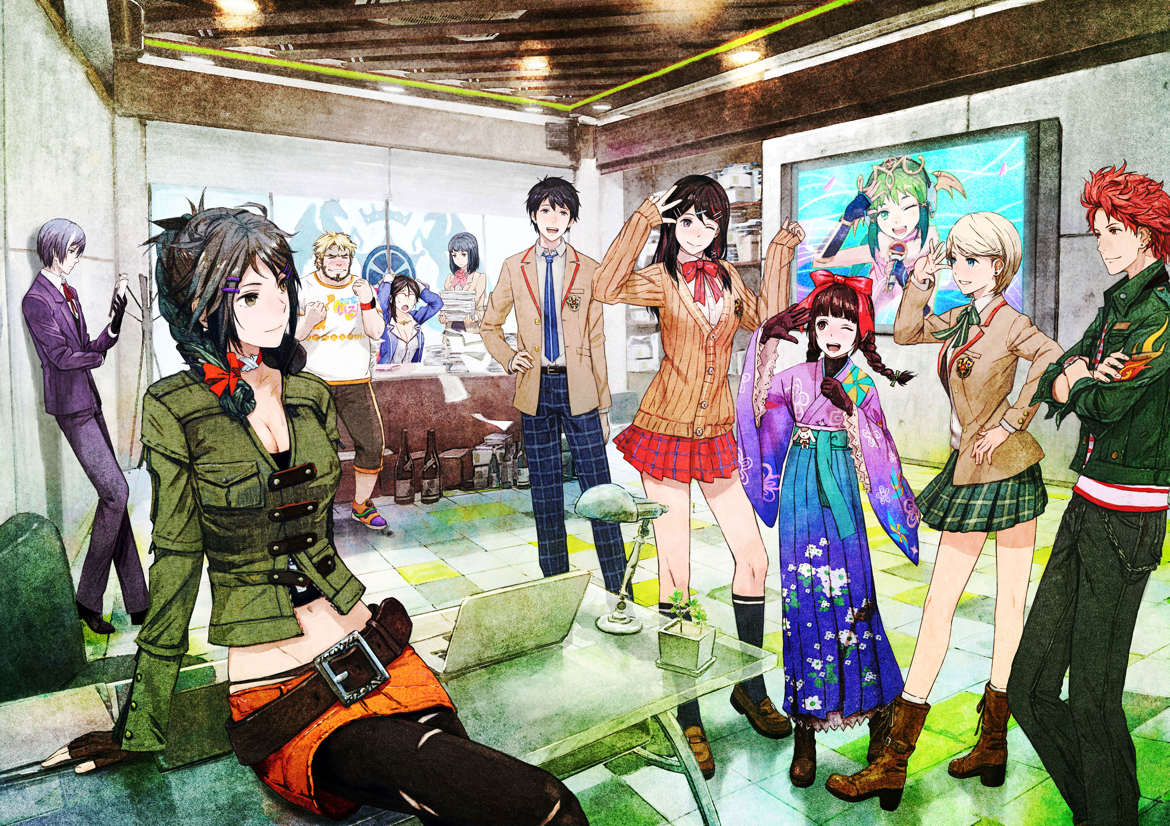 Oficina de Fortuna
Palabras clave: Itsuki Mamori Tsubasa Touma Eleonora Kiria Yashiro Maiko Barry Tiki
