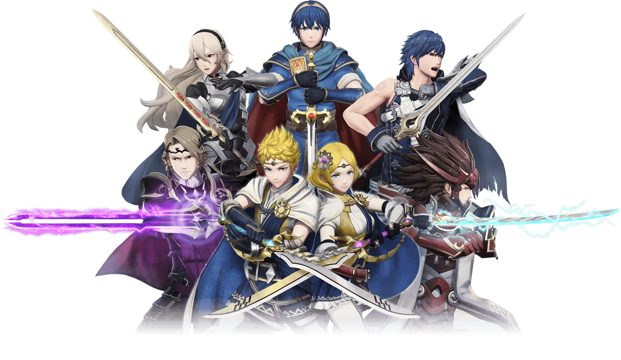 Grupo
Palabras clave: Marth Chrom Corrin Xander Rowan Lianna Ryoma
